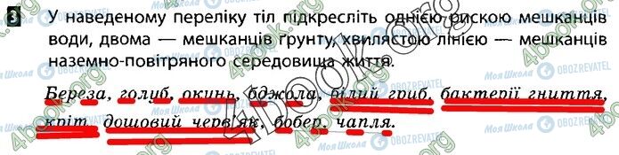 ГДЗ Природоведение 5 класс страница В1 (3)